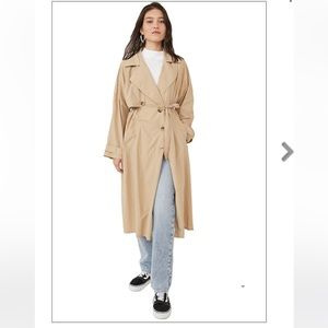 NWT We the Free Free People Eastwick Trench Coat